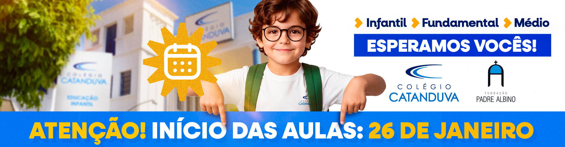 Início das aulas 2026