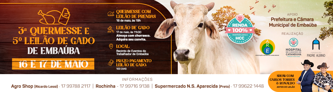 embaúba leilao 2026