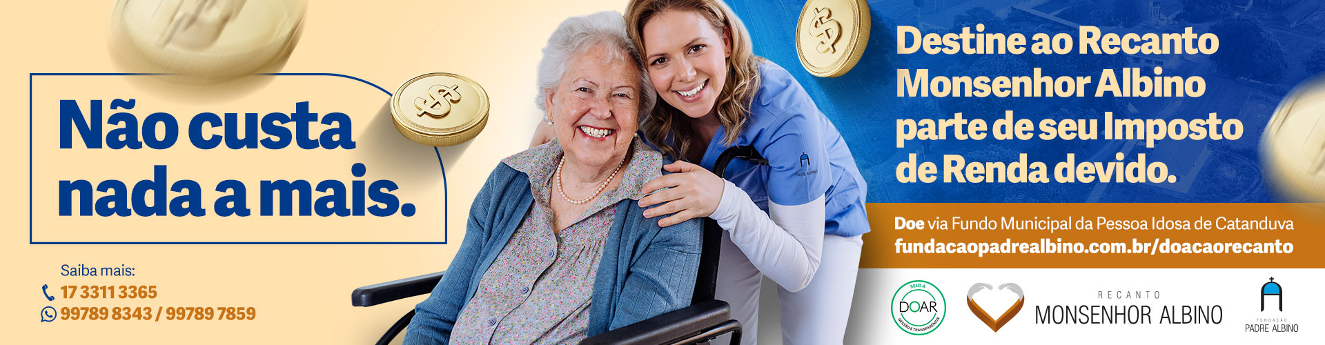 Doe seu imposto para o Recanto