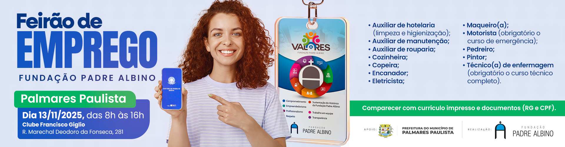 Feirão Emprego Palmares